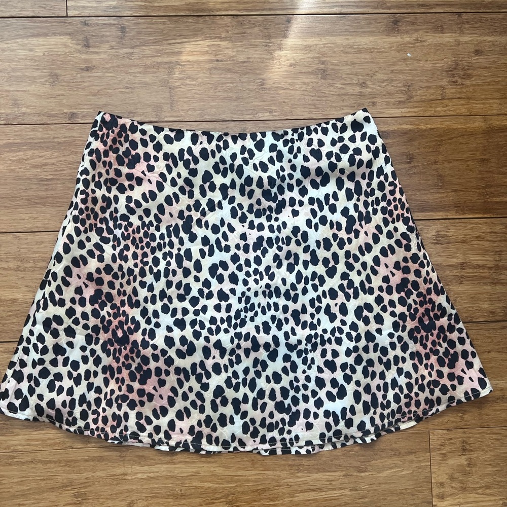 Princess polly cheetah print mini skirt